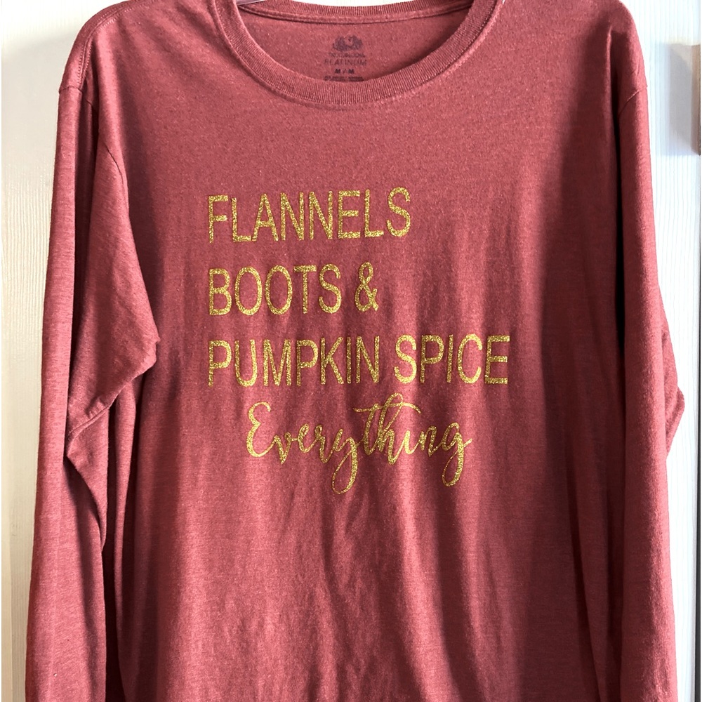 Fall Long Sleeve T-shirt Size M